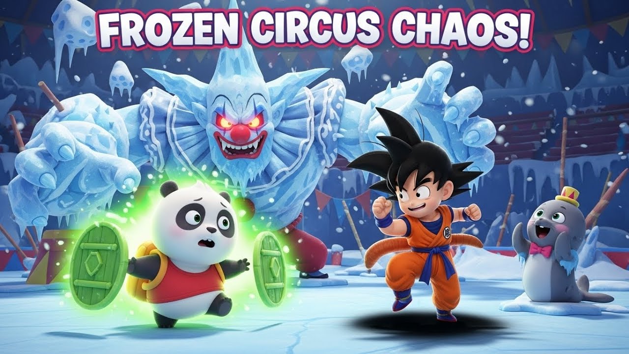 Bao The Panda and Kid Goku Save the Crystal of Joy in a Magical Circus Adventure Full of Laughter