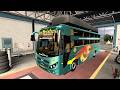SRI KRISHNA TRAVELS ETS2 LIVE STEERING WHEEL GAMEPLAY INDIAN NON AC LUGGAGE BUS DRIVING