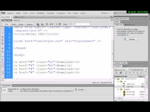 Curso CSS3 - Aula 18 - Botão CSS