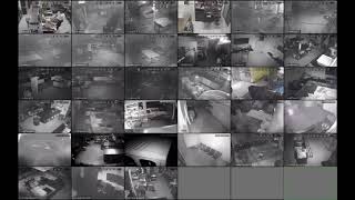 Witson CMS CCTV live 6 remote sites 33 cameras total  Night Mode