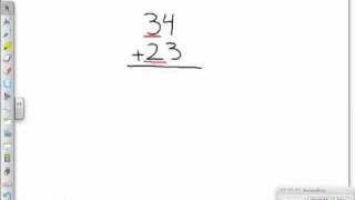 Partial Sums Algorithm Adding Two-Digit Numbers