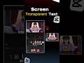 "Transparent Text Effect Everyone Is Using Now! 🚀"