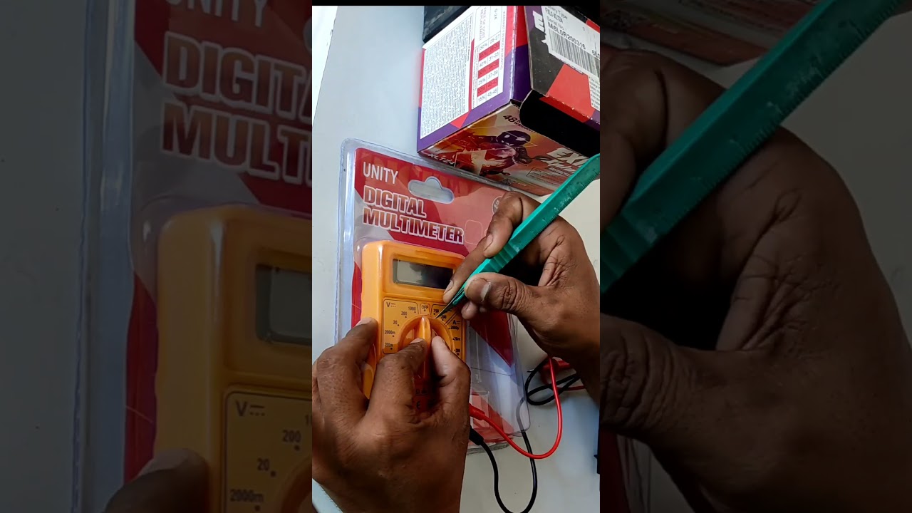 Digital Multimeter Set Arrange By 