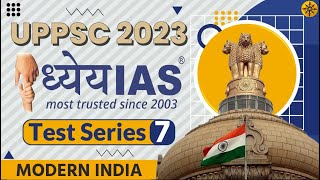 Dhyeya IAS UPPCS Prelims 2023 Test- 7 (Modern India)| UPPSC Prelims 2023 TEST SERIES | UPPCS Prelims screenshot 5