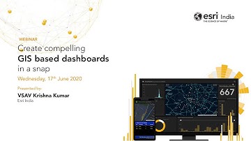 Create compelling GIS based dashboards in a snap