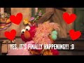 Zoe hugging elmo omg guys its happening its finally happening