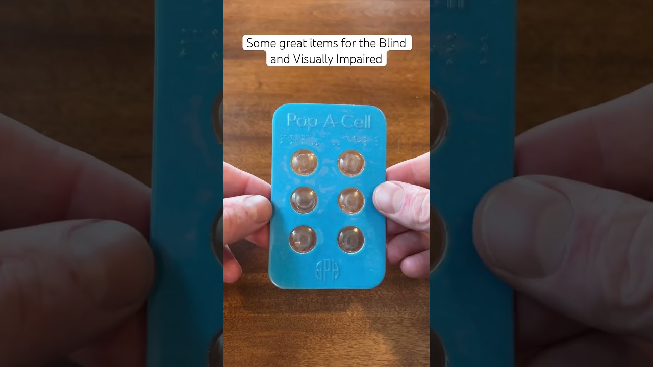 Products that increase independence when blind or visually impaired 