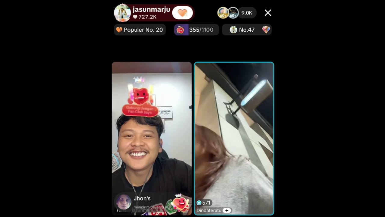 TEMAN SE RUMAH #live#jasunmarju#dindateratu 