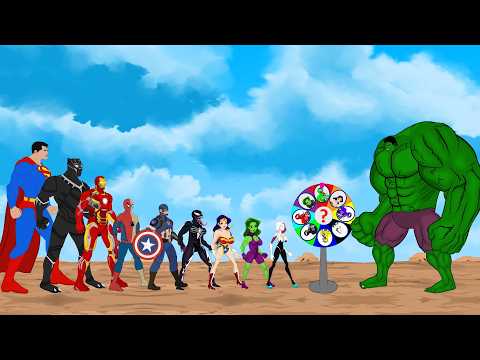 Evolution Of Hulk vs Evolution Of Spider-Man: Family Survival Game 2 Animation Battle