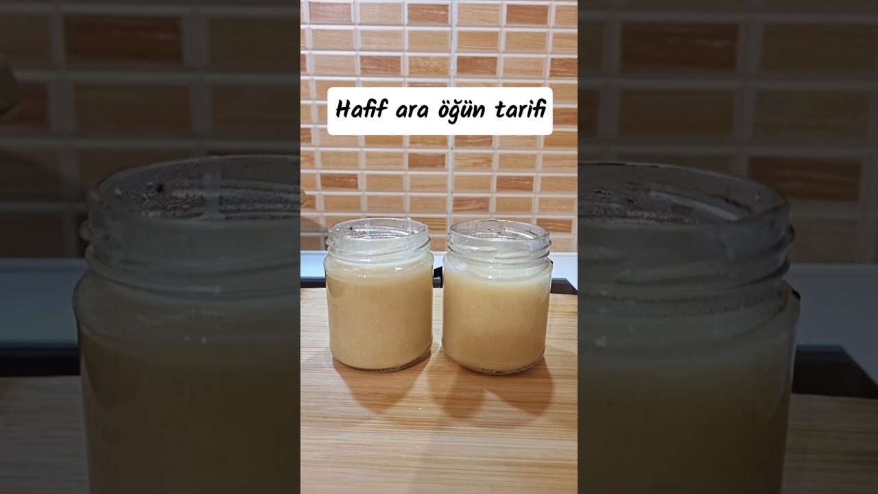 Pratik hafif ek gıda ara öğün tarifi Pratik hafif ek gıda ara öğün tarifi