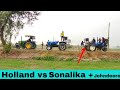 Holland vs sonalika 750 ak47  johndeere tractor tochan by sahil malik jaat 9991402332