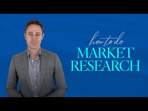 วีดีโอ: วิธีดำเนินการวิจัยตลาดสำหรับบริการ