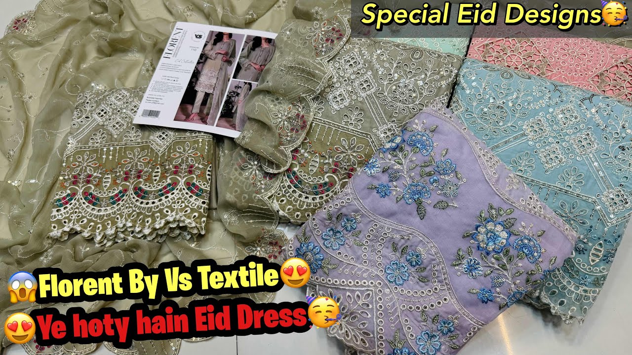 Florent By Vs Textile | Boring Chikankari Collection | Eid Collection New Dress 2026