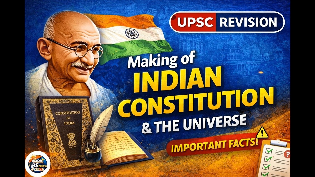 Making of the Indian Constitution | Complete Revision | Polity #upsc