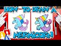 How To Draw A Mermicorn  - #stayhome and draw #withme