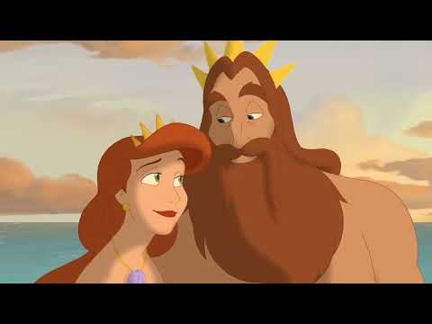 The Tragic Story of King Triton and Queen Athena Scene - The Little Mermaid Ariel's Beginning HD