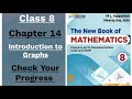 The new book of Mathematics ml Aggarwal class 8 chap. 14 Introduction to Graphs Check your progress