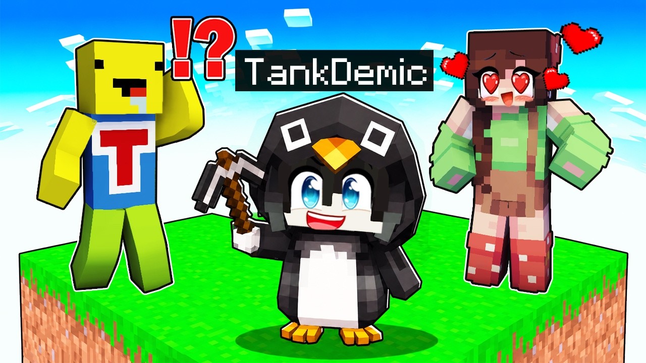 I Became a BABY PENGUIN Gugugaga in Minecraft ( Tagalog )