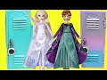 Disney Frozen DIY Custom Back to School Locker Organization with Anna and Elsa