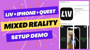 LIV Mixed Reality + iPhone no greenscreen setup demo untuk Quest