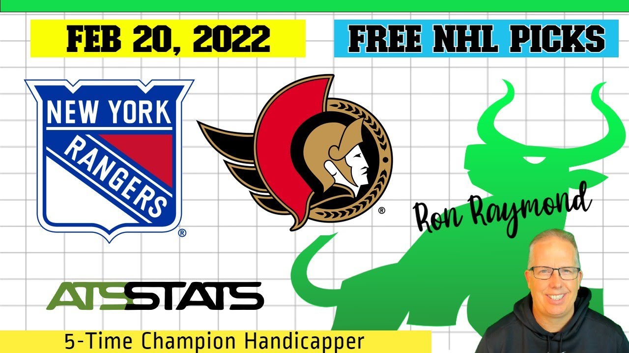 New York Rangers vs  Ottawa Senators Prediction 2-20-22 –  Free NHL Picks