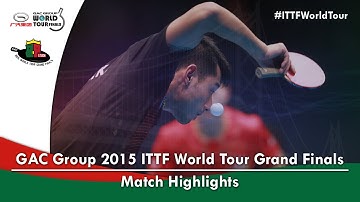 2015 World Tour Grand Finals Highlights: MA Long vs ZHANG Jike (1/2)
