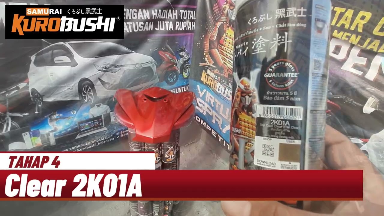 Tutorial Matte Red H751* Samurai Paint KUROBUSHI