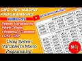 25. Programming External / Common Work Offsets, G54~G59 with #system #Variables...
