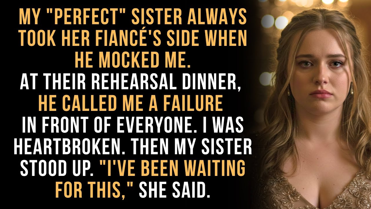 My Sister's Fiancé Humiliated Me. She Said 