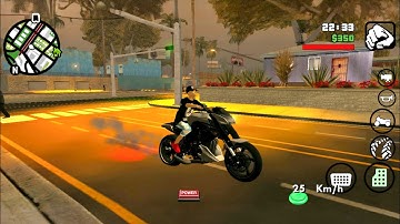 GTA San Andreas Definitive Edition Android – Realistic Bike Mod Gameplay!