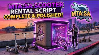 Anis Core | Modern Scooter Rental System UI Showcase 🔥 | MTA:SA