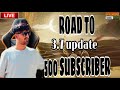 3.7 update Stream | ROAD TO 500 SUB. | BGMI RUSH GAMEPLAY LIVE #bgmi #pubgmobile  #livestreaming