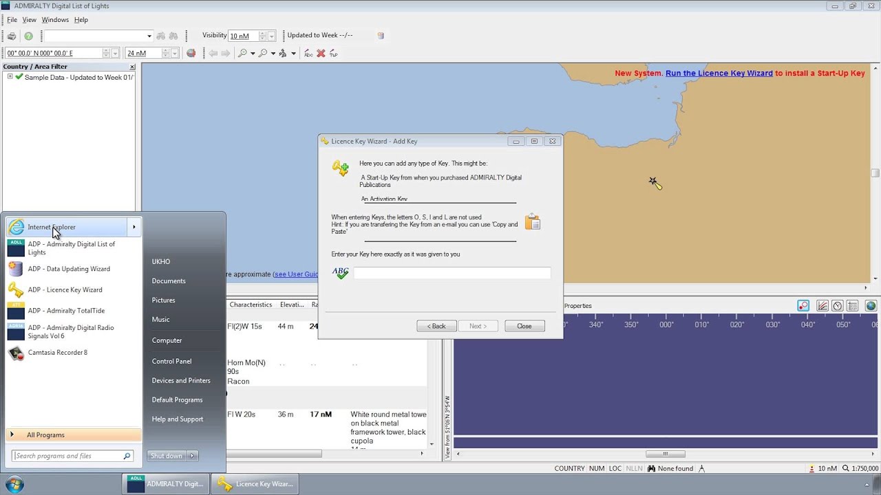 Adp Key Installing an ADMIRALTY Digital Publications (ADP) Start-up key - YouTube