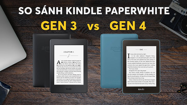 So sánh lật trang kindle paperwhite và manga