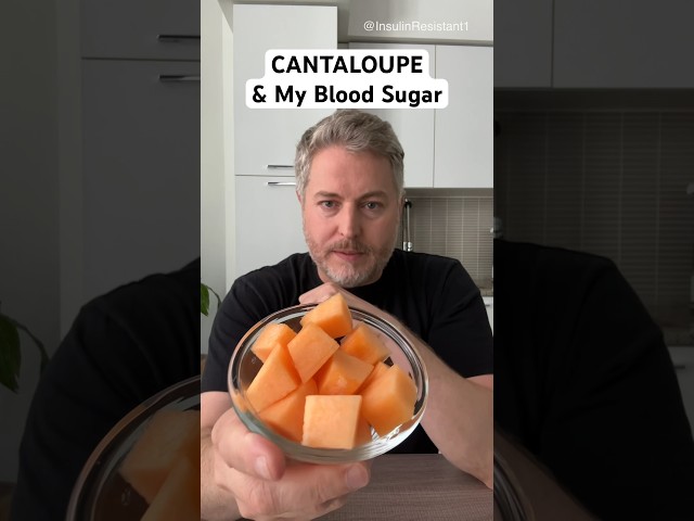 Cantaloupe and my blood sugar. #glucose #bloodsugar #insulinresistant1 #cantaloupe 
