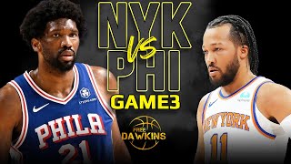 New York Knicks Vs Philadelphia 76Ers Game 3 Full Highlights 2024 Ecr1 Freedawkins