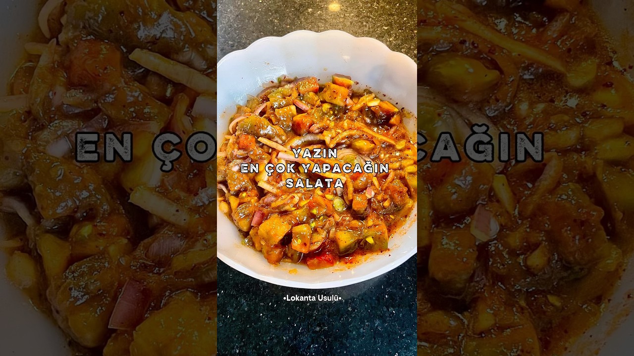 Lokanta Usulü Yaz Salatası Tarifi | 5 Dakikada Ferah ve Pratik Salata 🥗