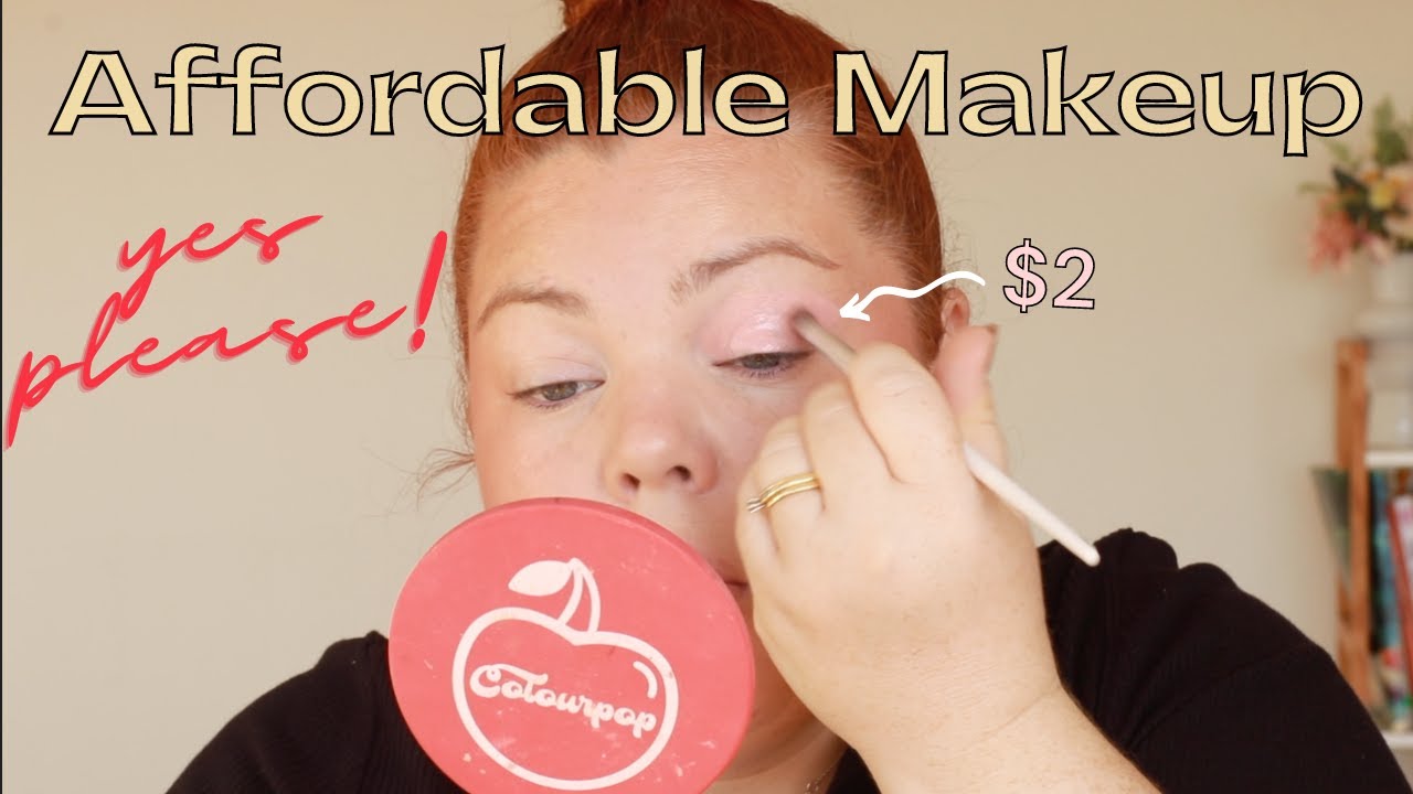 Full Face of Affordable/Drugstore Makeup