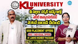 KL University Vijayawada Campus Tour 🔥 | Campus Life | Placements & Highest Packages 💼 | iDream