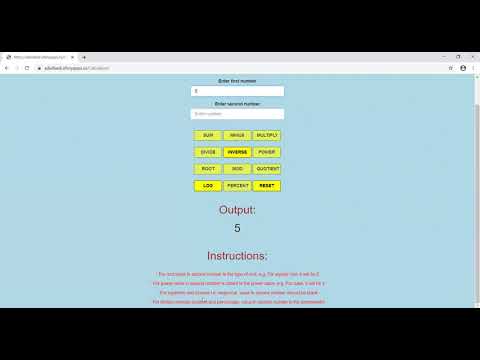 Mathematical calculator app using Shiny R