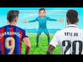 مهنة حارس 14 ريال مدريد و برشلونة ضد أفضل حارس في العالم 