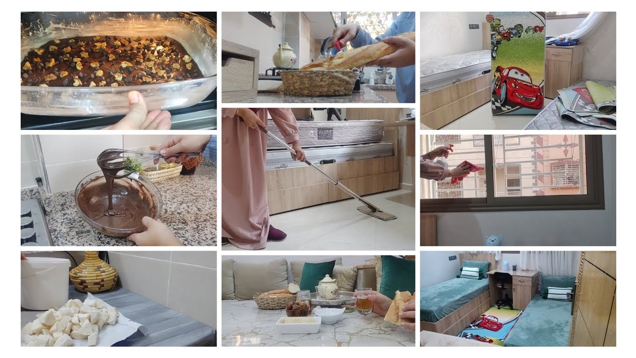 روتين صباحي لتحدي الكسل✅كتضلي تجمعي وحتى حاجة ماكتبان عليك عطيني ودنيك وسمعي اللي يهنيك👍براونيز 🍫