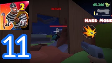 Robbery Madness 2 Gameplay Walkthrough Part 11 House-Z: Hard Mode ( Android, iOS)
