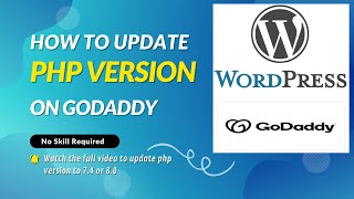 how to update php version on godaddy in 2022 | php 7.4 or php 8.0.