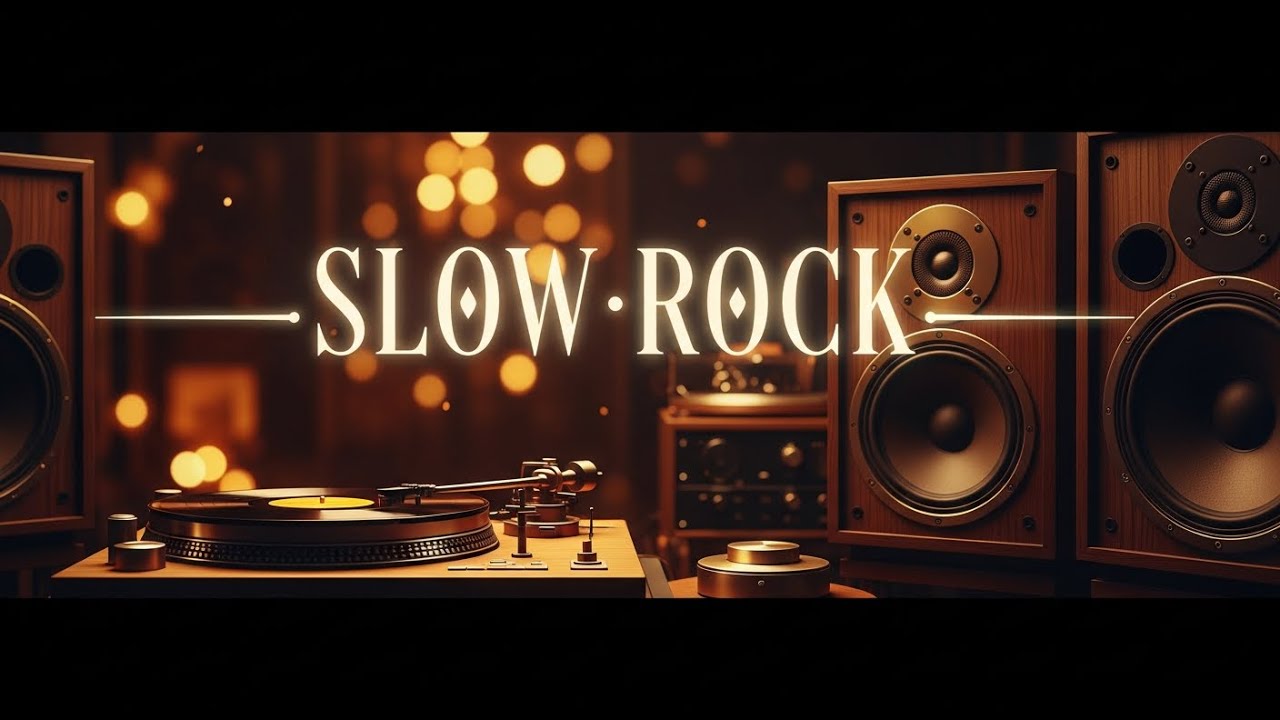 Slow Rock Music That Feels Gentle 🌙 Emotional Guitar Ballad for Late Night