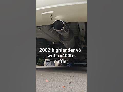 2002 highlander exhaust sounds #1mzfe - YouTube