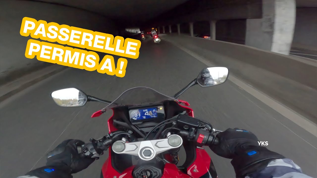 [MOTO] JE FAIS MA PASSERELLE DU PERMIS A2 VERS A !! ( permis moto A2 2020 part 10 ) YouTube
