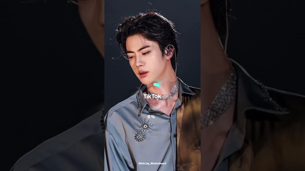 AI manga filter on Jin😳💕