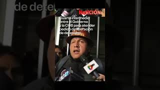 #Bolovia #LaPaz #C.O.B. #Cuarto intermedio entre el gobierno y la COB
