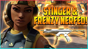 STINGER & FRENZY NERFED + NEW RUN AND GUN CHANGES!? - Valorant Patch 2.03 LEAKED